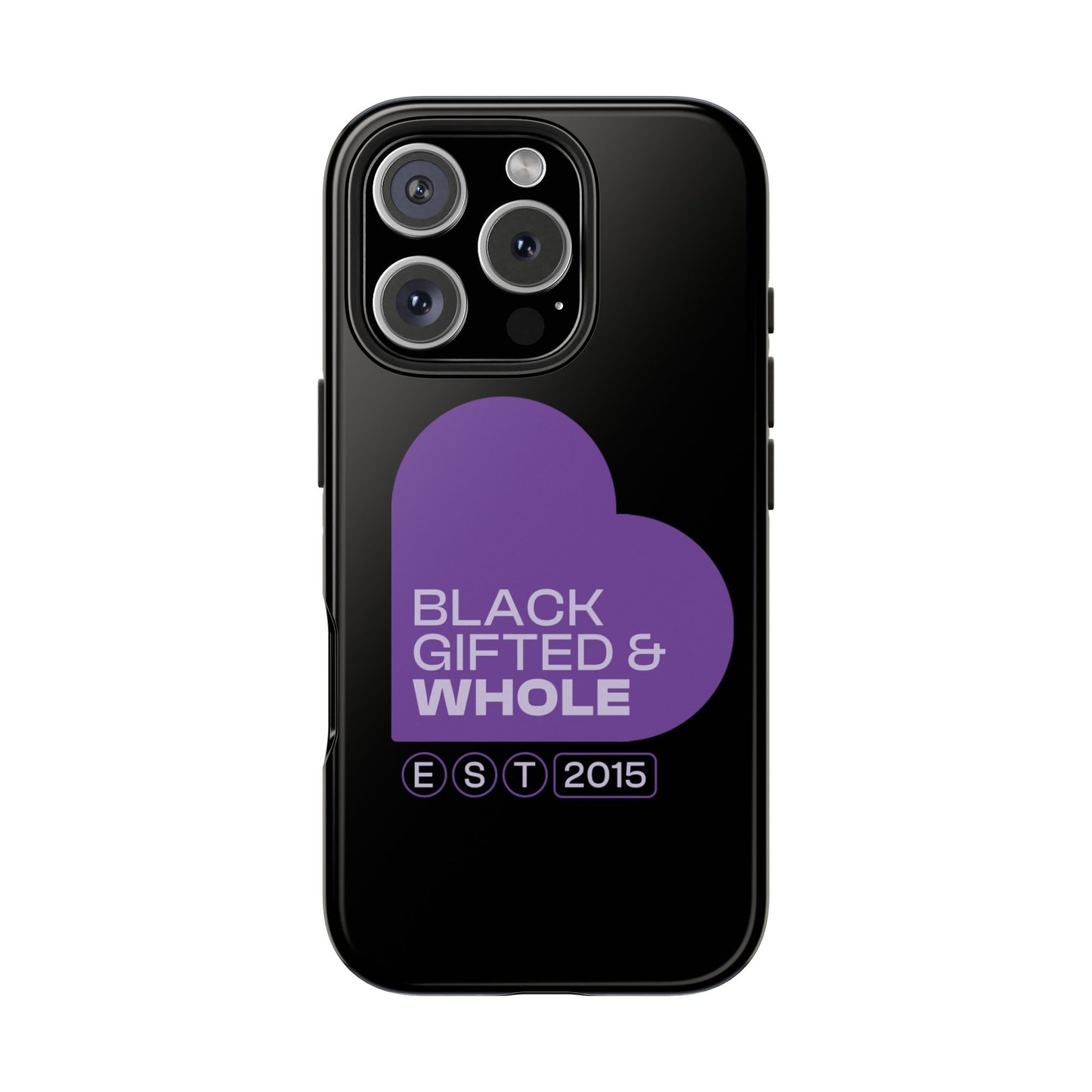 Black, Gifted & Whole Signature Phone Case