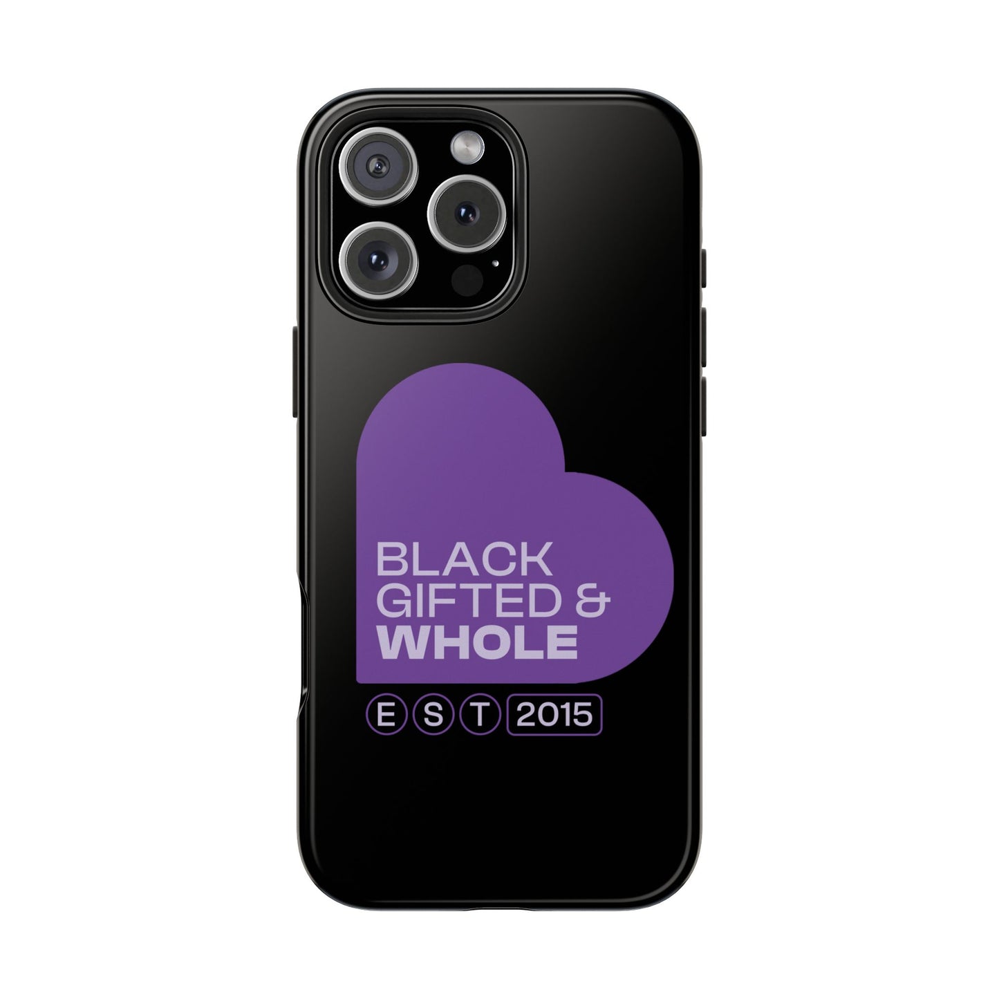 Black, Gifted & Whole Signature Phone Case