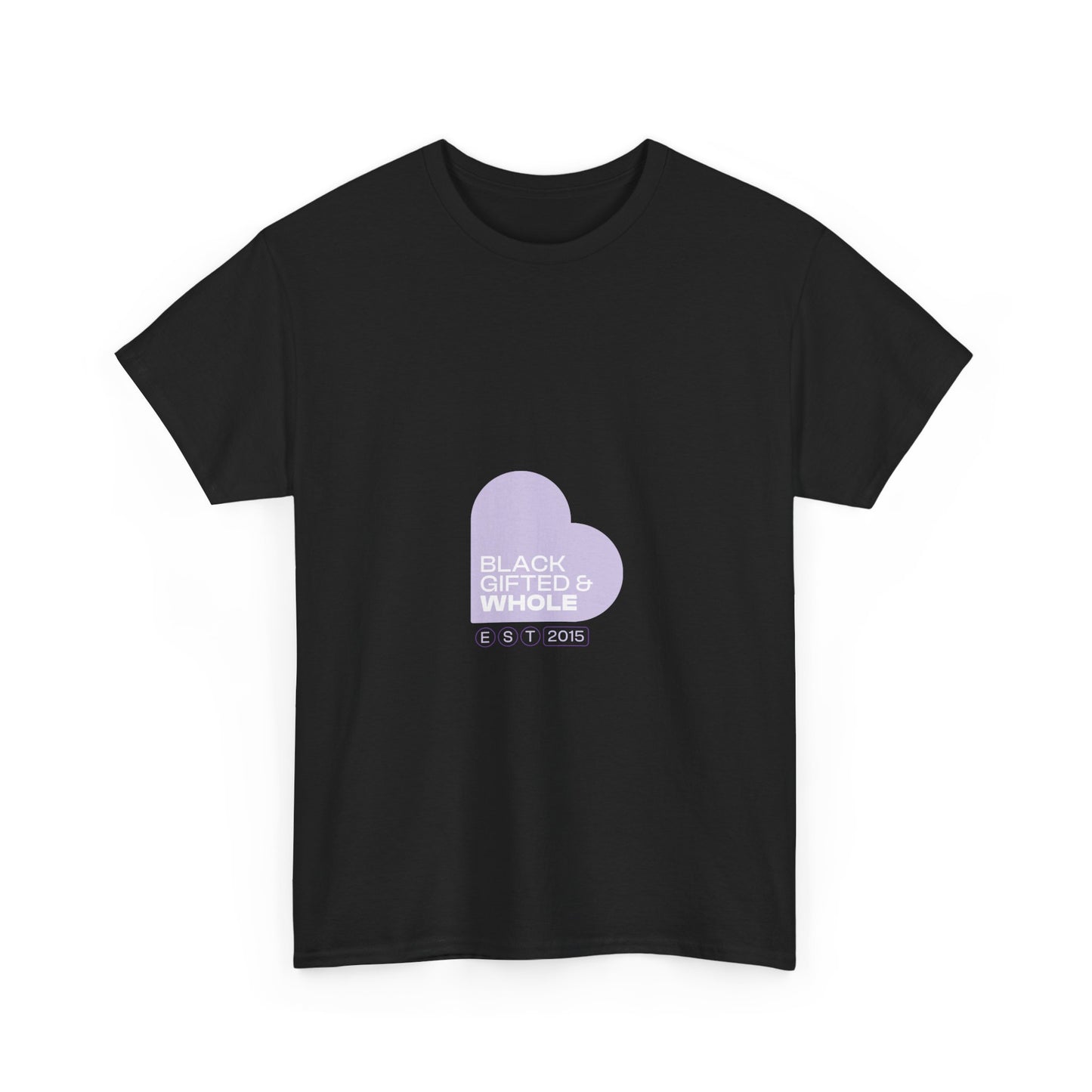 Black, Gifted & Whole Signature Tee | Heavy Cotton Tee