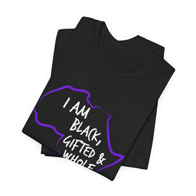 Black Gifted & Whole AFRI I AM l Logo Tee