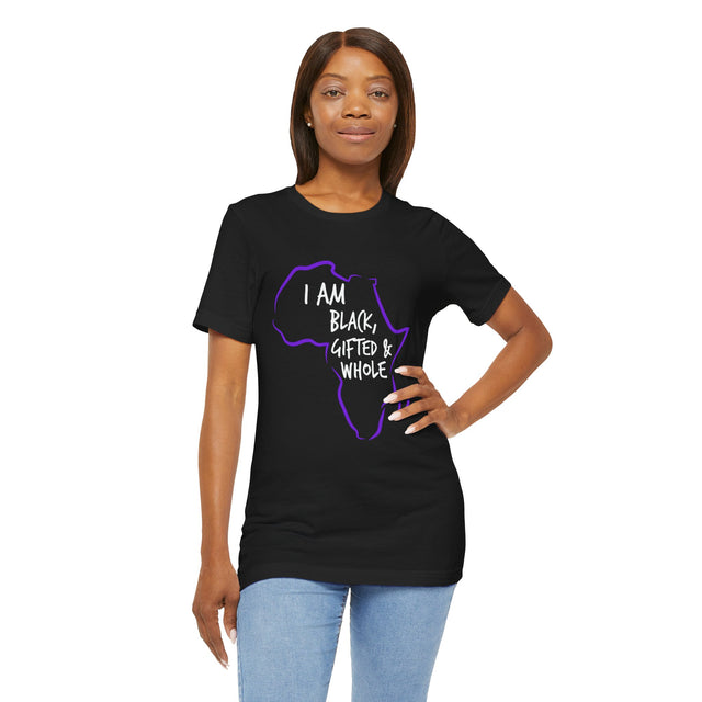 Black Gifted & Whole AFRI I AM l Logo Tee