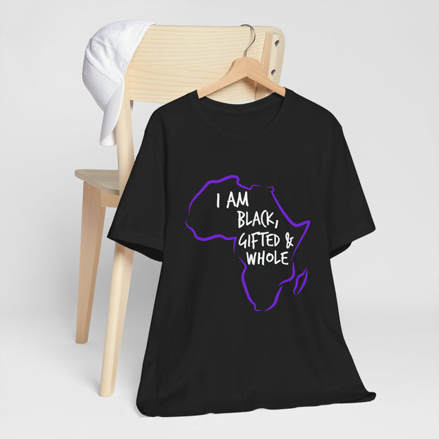 Black Gifted & Whole AFRI I AM l Logo Tee