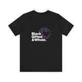 Black Gifted & Whole FRI I AM l Logo Tee