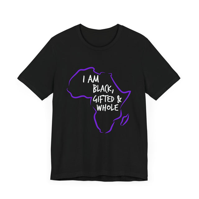 Black Gifted & Whole AFRI I AM l Logo Tee