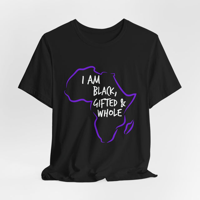 Black Gifted & Whole AFRI I AM l Logo Tee