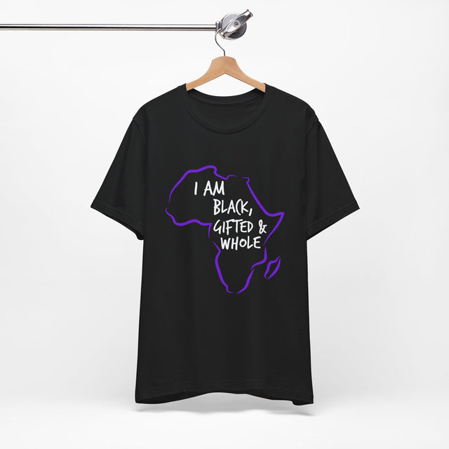 Black Gifted & Whole AFRI I AM l Logo Tee