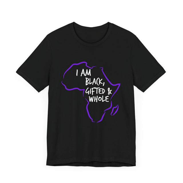 Black Gifted & Whole AFRI I AM l Logo Tee